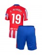 Atletico Madrid Julian Alvarez #19 Domácí dres pro děti 2024-25 Krátký Rukáv (+ trenýrky)